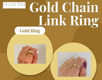 Chain Link Gold Ring