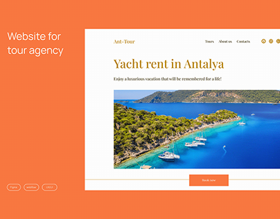 Multilingual website for a travel agency in Antalya