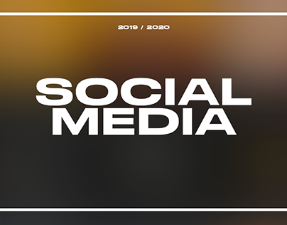 Social Media - 2019/2020