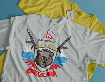принт на футболку Kalashnikov