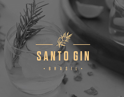 Santo Gin Brand Design