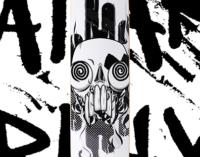Anarchy Skull Skateboard