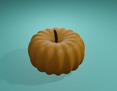 3D pumpkin