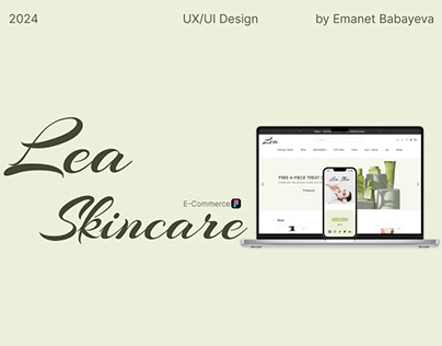 Lea Skincare UI/UX Design