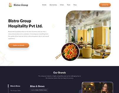Restaurant Website | UI