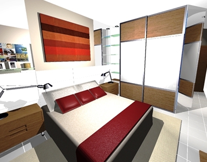 Design de Interiores - Suite casal