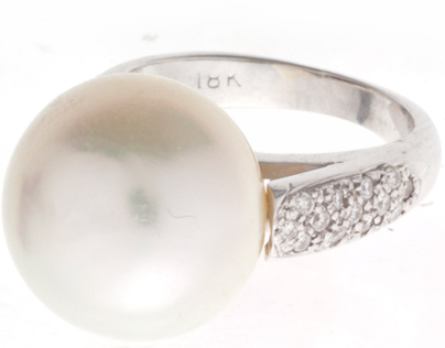 Custom Design : South Sea Pearl Ring