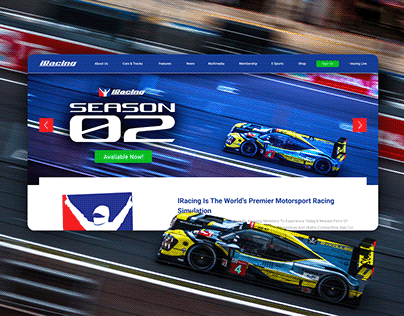 Project thumbnail - ReDesign Iracing Website
