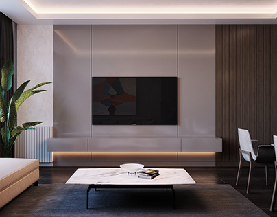 Hotel Living Room Interior Design Project