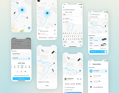 Smoothest Taxi Ride App Solution: UI & UX📱