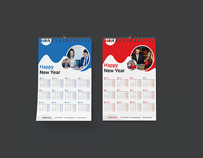 Wall Calendar Template Design