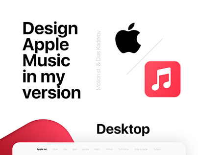 Design Apple Music in version Dias Kaderov | Apple Inc.