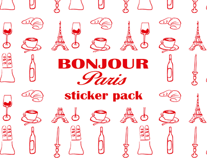 Bonjour Paris | stickerpack