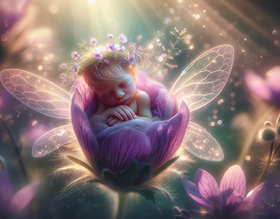 Newborn flower fairies