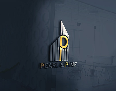 ( pearl and pine ) logo for a new construction