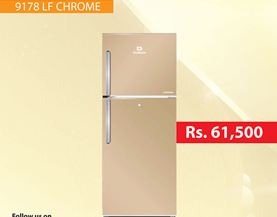 Dawlance 9178 LF CHROME+ Refrigerator