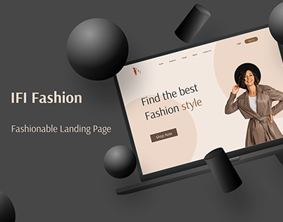 IFI Fashion Landing Page