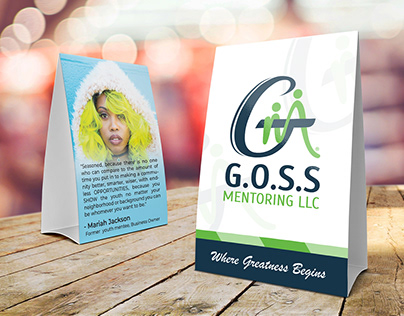 G.O.S.S Mentoring - branding & marketing material