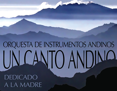 Afiiche: "Un canto andino" • 2012