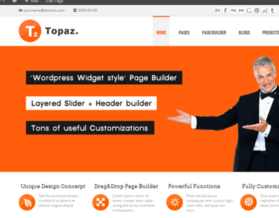 Topaz - Responsive Multi-Purpose Theme
