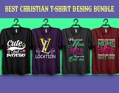 20 Best Christian T-shirt Design Bundle