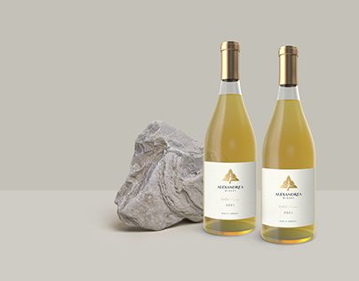 Alexandrea Winery Branding