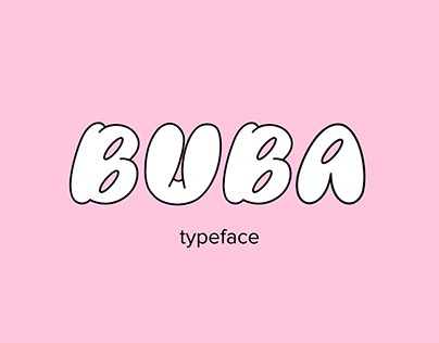 BUBA typeface