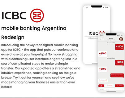 ICBC mobile [Redesign] UX/UI Design, Product Design