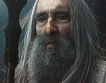 Hobbit Fanart - Saruman the White