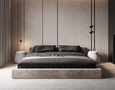 Bedroom, design, interior, minimalist