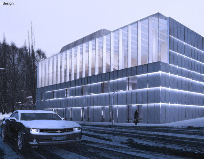 culture center in Warsaw. student project