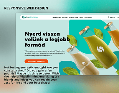 Vitaslimming - webdesign