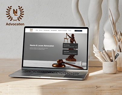 Landing page for a law firm