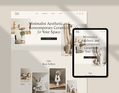 Project thumbnail - Terracotta Ceramics Website | UI/UX