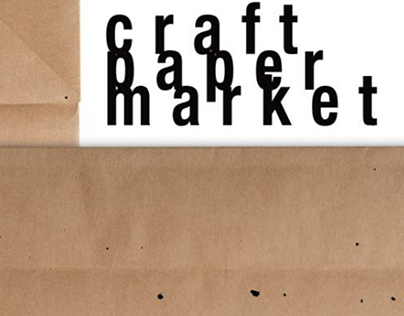 Craft Paper Market Poster Design