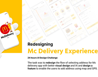 Redesign McDelivery app