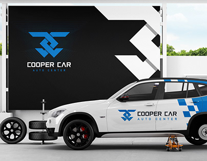 Rediseño de logo / Branding Cooper Car Auto center