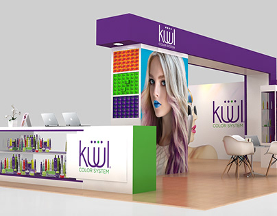 Interactive Stand for Kuul Cosmetics.