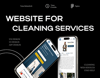 Web service for cleaning company