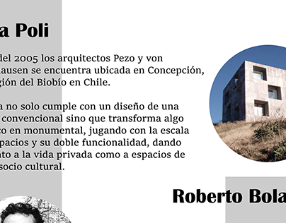 Casa Poli para Roberto Bolaño
