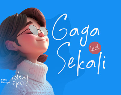 Gaga Sekali - Hand Drawn Font