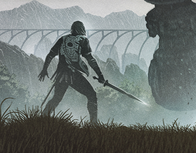 Shadow of the Colossus Official Playstation Art book on Behance