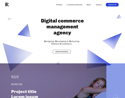 Website design for Retail Reinvented