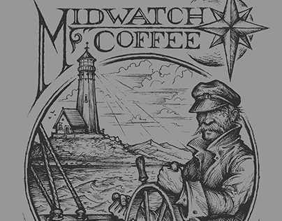 Midwatch Coffee - Logo & Packaging