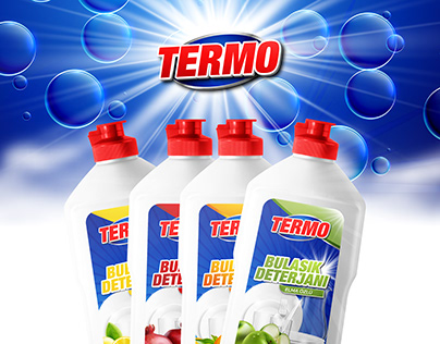 TERMO Dishwashing Liquid / Label Design