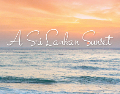 A Sri Lankan Sunset