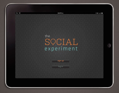The Social Experiment iPad App