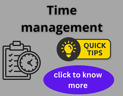 Infographic design for time management