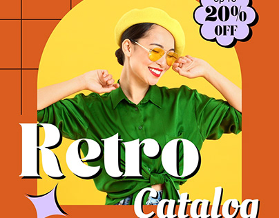 Retro Fashion Style Catalog Design