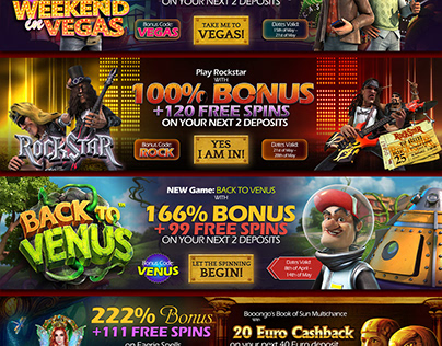 banners from current job (casino promos)